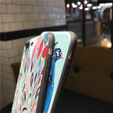 Embossed Peacock Soft TPU iPhone Case The Ambiguous Otter