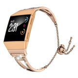 Feria Fitbit Ionic Rhinestone Bracelet Band Rose Gold The Ambiguous Otter