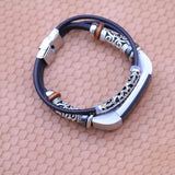 Fitbit Alta / Alta HR Leather Bracelet Band The Ambiguous Otter
