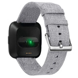 Fitbit Versa Lightweight Canvas Watch Band The Ambiguous Otter