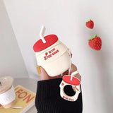 Flavored Milk Carton AirPods Case Vanilla The Ambiguous Otter