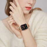 Fleur Ivy Apple Watch Leather Band The Ambiguous Otter