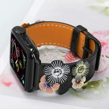 Fleur Ivy Apple Watch Leather Band The Ambiguous Otter