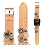 Fleur Ivy Apple Watch Leather Band The Ambiguous Otter