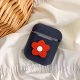 Flower Power AirPods Case black The Ambiguous Otter