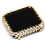 Full Rhinestone Encrusted Apple Watch Case Gold / 38mm The Ambiguous Otter