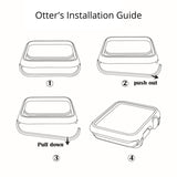 Full Rhinestone Encrusted Apple Watch Case The Ambiguous Otter