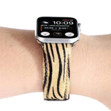 Fuzzy Plush Apple Watch Leather Band The Ambiguous Otter
