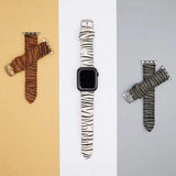 Fuzzy Plush Apple Watch Leather Band The Ambiguous Otter