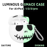 Glow In The Dark Skull AirPods Luminous Case The Ambiguous Otter