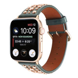 Golden Droplets Apple Watch Leather Band The Ambiguous Otter