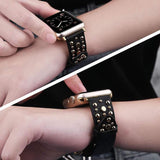 Golden Droplets Apple Watch Leather Band The Ambiguous Otter