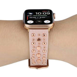 Golden Droplets Apple Watch Leather Band The Ambiguous Otter