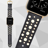 Golden Droplets Apple Watch Leather Band The Ambiguous Otter