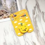 Grippy Grip Cute AirBag Collapsible Grip Yellow bear The Ambiguous Otter