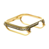 Hand Carved Rhinestone Encrusted Apple Watch Case Gold / 44mm The Ambiguous Otter