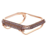 Hand Carved Rhinestone Encrusted Apple Watch Case Rose Gold / 44mm The Ambiguous Otter