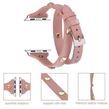 Iggy Pop Studded Apple Watch Leather Band The Ambiguous Otter