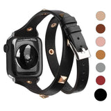 Iggy Pop Studded Apple Watch Leather Band The Ambiguous Otter
