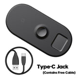 iPower 3 in 1 Qi Wireless Charger Black The Ambiguous Otter