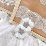 Lace x Fluffy Flower iPhone Case The Ambiguous Otter