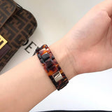 Looped Iced Coffee Apple Watch Resin Band The Ambiguous Otter