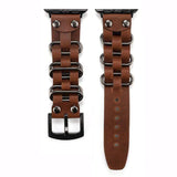 Lumberjack Apple Watch Leather Band Coffee / 44mm The Ambiguous Otter