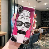 Luminous Liquid Quicksand iPhone Case 01 / For iphone 7  8 The Ambiguous Otter