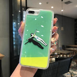 Luminous Liquid Quicksand iPhone Case The Ambiguous Otter