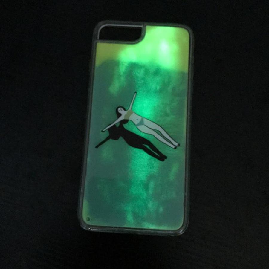 Luminous Liquid Quicksand iPhone Case The Ambiguous Otter