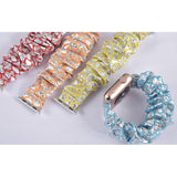 Lustrous Moon Apple Watch Scrunchie Band The Ambiguous Otter