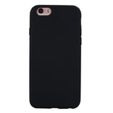 Macaron Frosted Silicone iPhone Case Black / for iphone 6 6s The Ambiguous Otter
