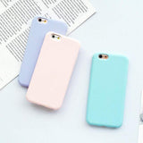 Macaron Frosted Silicone iPhone Case The Ambiguous Otter