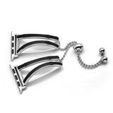 Middleton Apple Watch Bracelet Band Silver black / 38mm The Ambiguous Otter