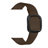 Modern Apple Watch Leather Loop Band Brown | Black / 40mm | 38mm The Ambiguous Otter
