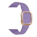 Modern Apple Watch Leather Loop Band Lilac | Gold / 40mm | 38mm The Ambiguous Otter