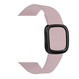 Modern Apple Watch Leather Loop Band Pink | Black / 44mm | 42mm The Ambiguous Otter