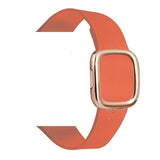 Modern Apple Watch Leather Loop Band Sunset | Gold / 44mm | 42mm The Ambiguous Otter