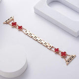 Montgomery Apple Watch Bracelet Band Rose Gold | Red / 44mm The Ambiguous Otter