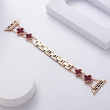 Montgomery Apple Watch Bracelet Band Rose Gold | Wine Red / 44mm The Ambiguous Otter