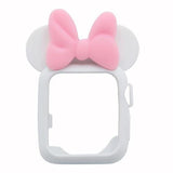 Mrs Bow Apple Watch Protective Case white pink / 42mm series 5 4 The Ambiguous Otter