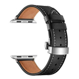 Olamoira Apple Watch Leather Band China / Black | Silver / 40mm The Ambiguous Otter