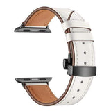 Olamoira Apple Watch Leather Band China / White | Black / 40mm The Ambiguous Otter