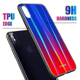 Otter's Aurora Tempered Glass iPhone Case The Ambiguous Otter