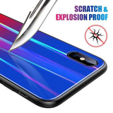 Otter's Aurora Tempered Glass iPhone Case The Ambiguous Otter