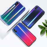 Otter's Aurora Tempered Glass iPhone Case The Ambiguous Otter