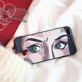 Painted Retro Eyes iPhone Case The Ambiguous Otter