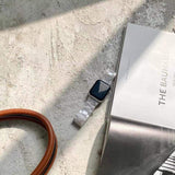 Pearly White Apple Watch Resin Band The Ambiguous Otter