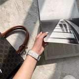 Pearly White Apple Watch Resin Band The Ambiguous Otter