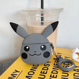 Pika Pika Pikachu Airpods Case Gray Pika The Ambiguous Otter